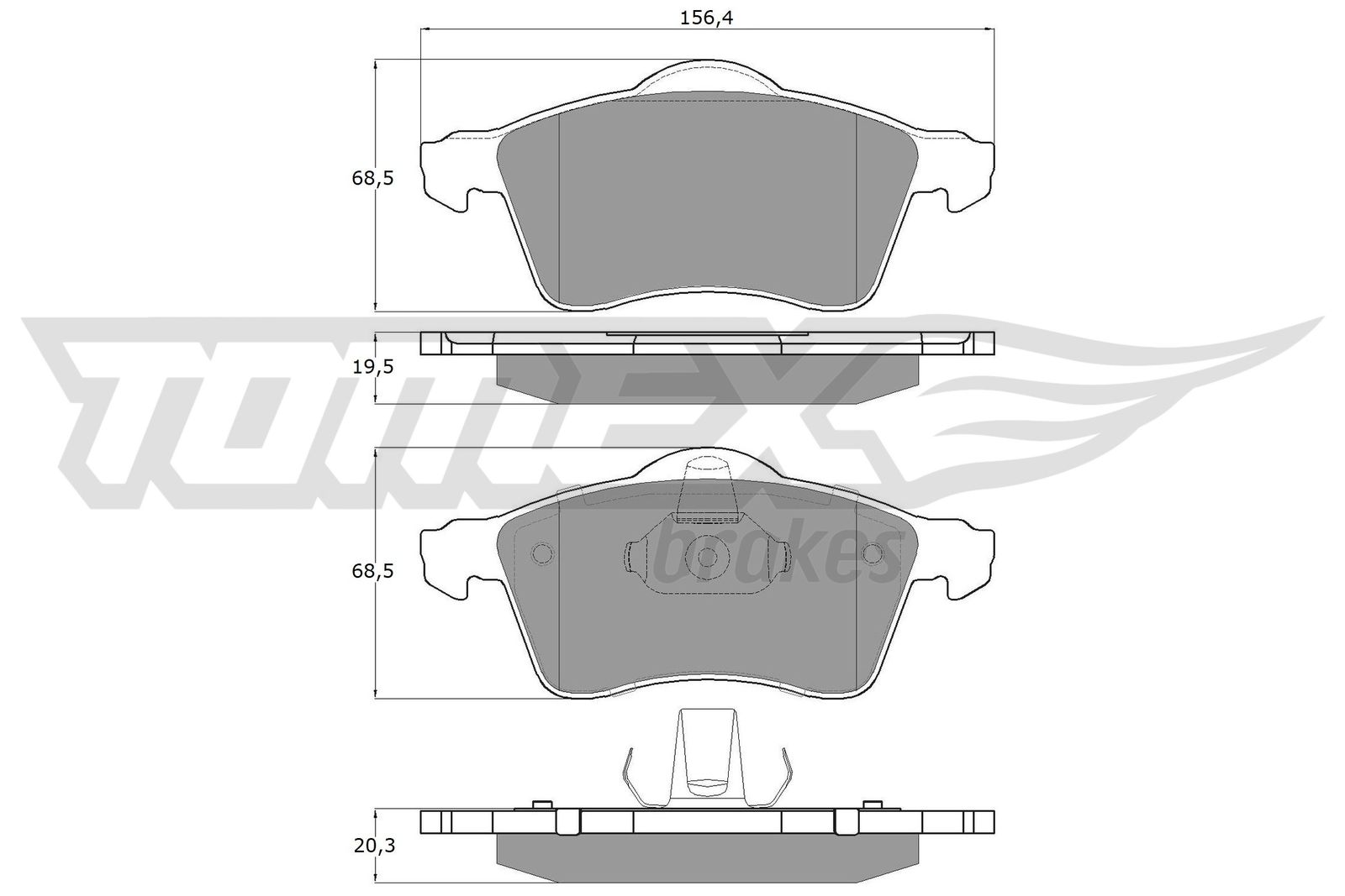 TOMEX Brakes TX 13-91 Sada...